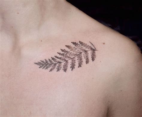 Fern tattoo by Luda Oreshkina | Тату с папоротником, Изображение ...