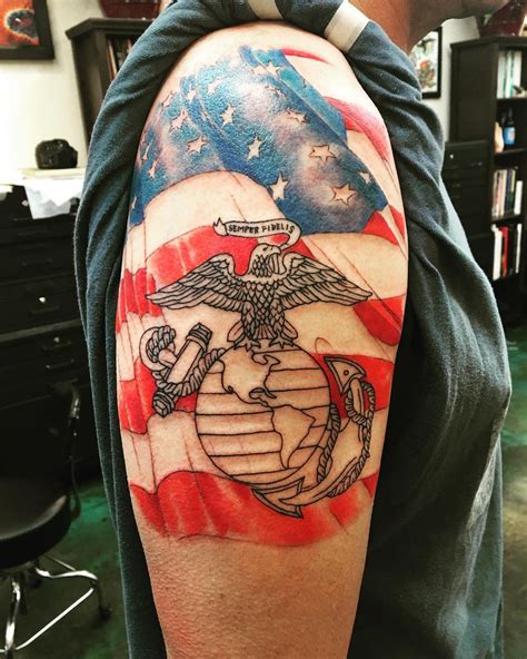 75 Cool USMC Tattoos - Meaning, Policy and Designs (2019)