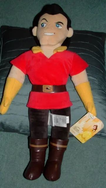 DISNEY STORE BEAUTY & The Beast Prince Gaston 20" Plush Doll Soft Toy ...