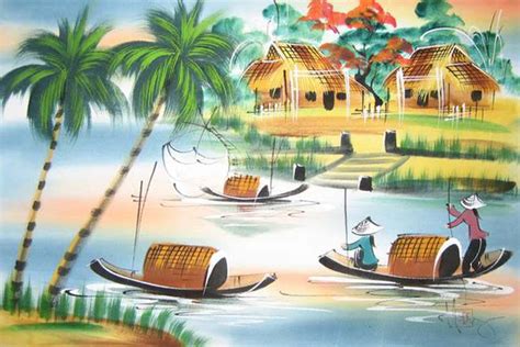 Vietnamese Silk Paintings | Origin - Material - Technique