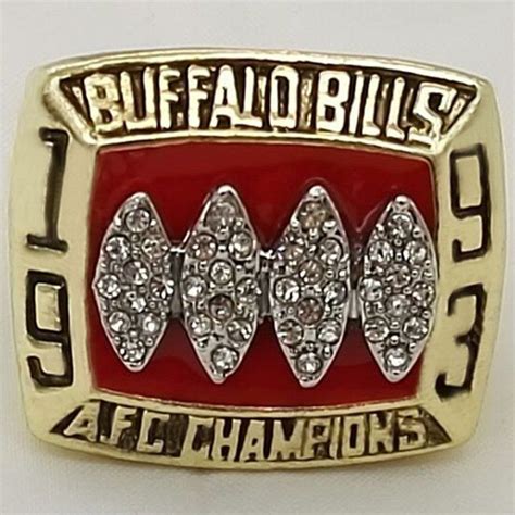 Super Bowl Afc 1993 Buffalo Bills World Championship Ring Fashio ...