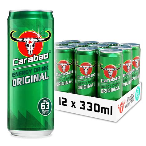 Carabao Energy Drink Flavour Pack - 60 x 330ml Cans | Free UK Delivery