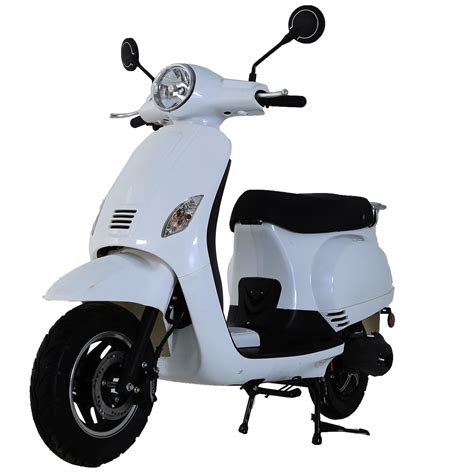 Long Distance Classic Vespa Style Electric Scooter - Electric ...