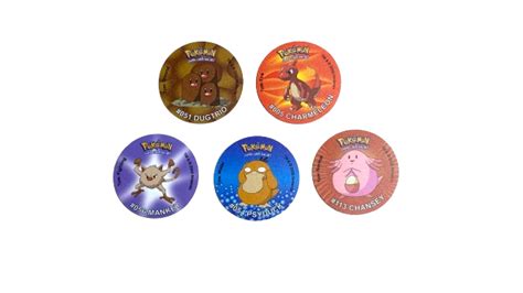 5 Pokemon Tazos Collection – Retro Hunts