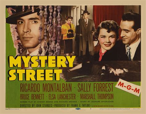 Mystery Street (1950) -Ricardo Montalbán | Film noir, Sally forrest ...