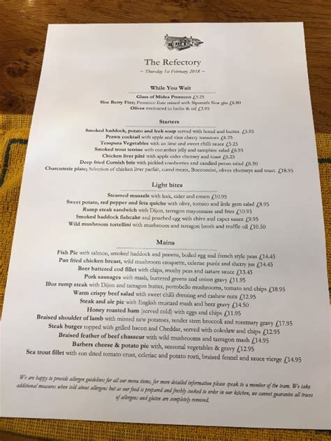 The Refectory, Godalming - Restaurant Reviews, Phone Number & Photos ...