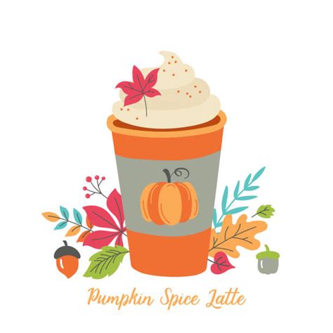 Pumpkin Spice Latte Illustrations, Royalty-Free Vector Graphics & Clip ...