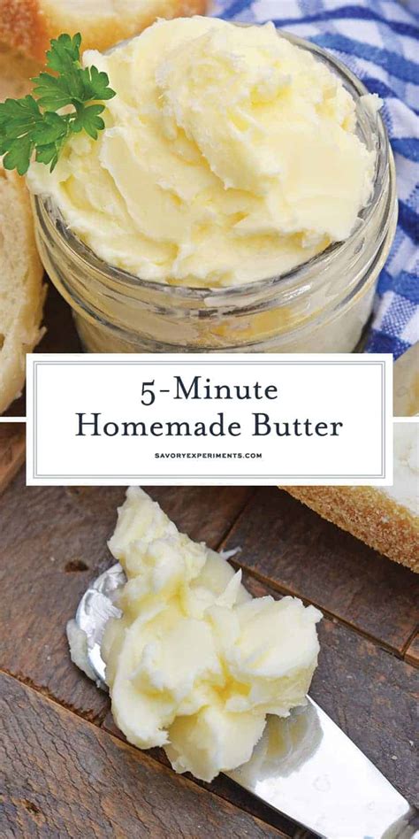 Homemade Butter in 5 Minutes! - How to Make Butter