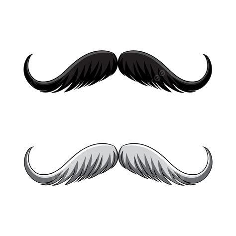 Handlebar Mustache Png