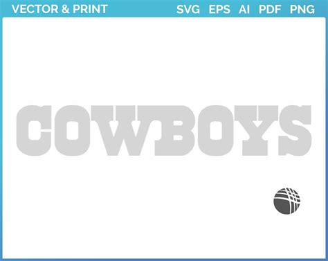 Dallas Cowboys - Wordmark Logo (1960) - Football Sports Vector SVG Logo ...