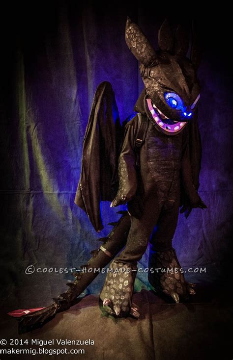 How to Train Your Dragon Toothless Kids Costume | Diy halloween ...