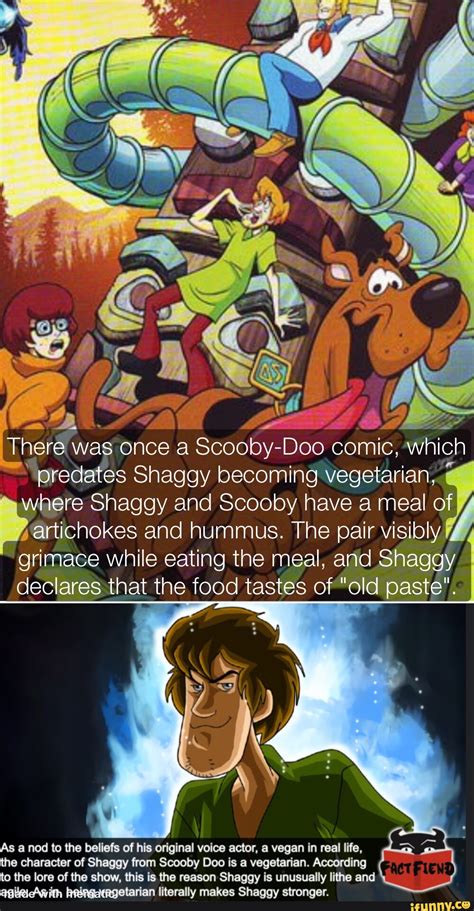 There was once a Scooby-Doo comic, which "predates Shaggy becoming ...