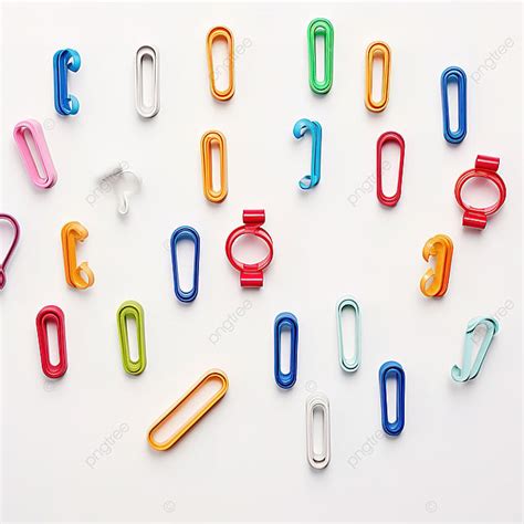 Colorful Paper Clip Shapes Make The Letter U Background, Science, Luck ...