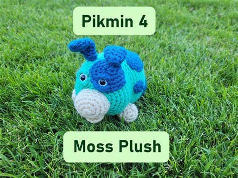 Pikmin 4 Moss Crochet Plush - Etsy Norway