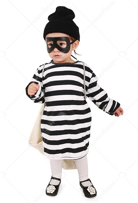 Kids Burglar Robber Costume