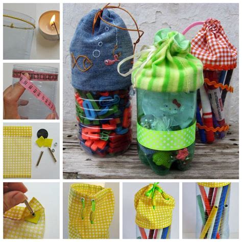 DIY Pretty Plastic Bottle Bags