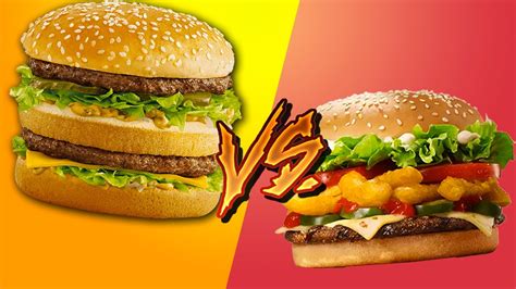 BIG MAC vs WHOPPER - YouTube