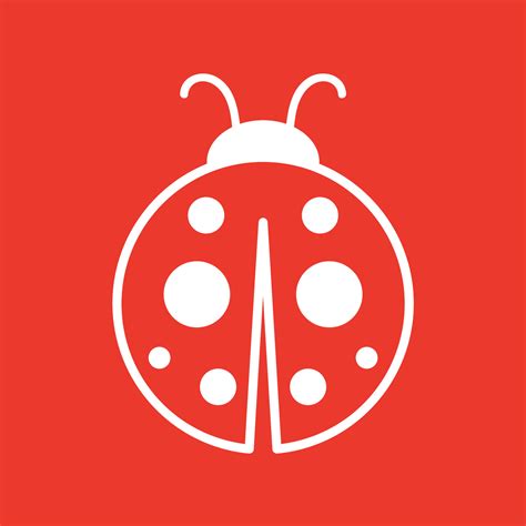 ladybug symbol. logo design. sign. 14275514 Vector Art at Vecteezy