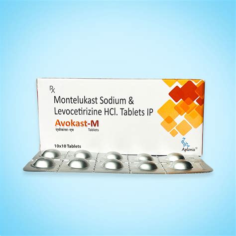 Montelukast Sodium & Levocetirizine HCI. Tablets Manufacturers in India