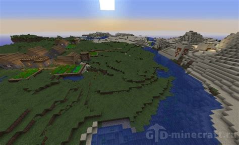 Village in the Ravine seed for Minecraft 1.17.1/1.16.5/1.15.2/1.14.4/1.13.2