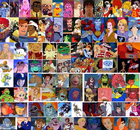 80s cartoon characters [1] by park-ji-su on DeviantArt