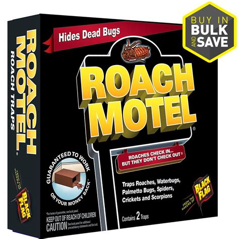 BLACK FLAG Roach Motel 2-Count Roach Bait Station (2-Pack) | HG-11020 ...