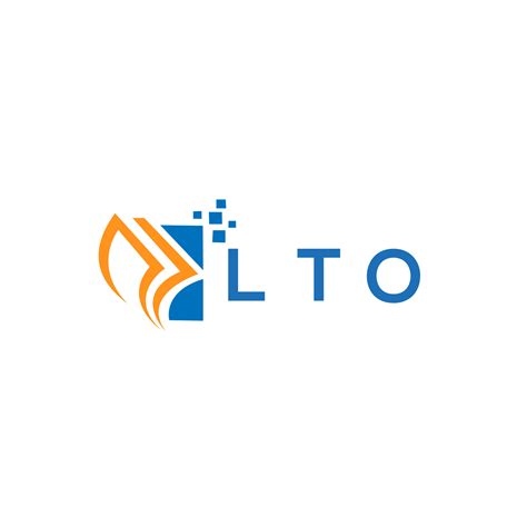 LTO credit repair accounting logo design on WHITE background. LTO ...