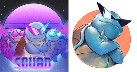 Pokémon: 10 Amazing Works Of Squirtle Squad Fan Art You Have To See