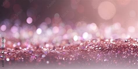 Pink Glitter Sparkle Background (Generative AI) Stock Illustration ...