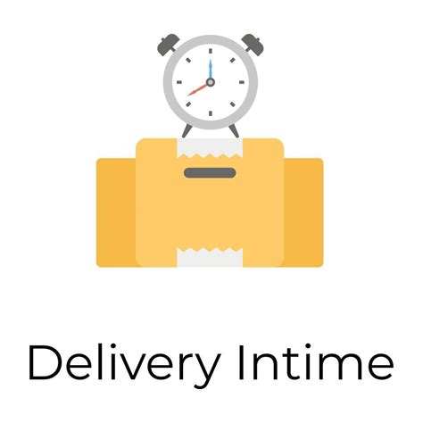 On Time Delivery 14231190 Vector Art at Vecteezy