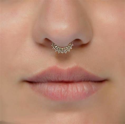 Nose piercing jewellery