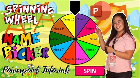 SPINNING WHEEL NAME PICKER Powerpoint Tutorial - YouTube