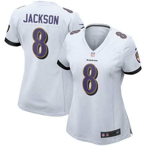 Lamar Jackson Baltimore Ravens Nike Women's Game Jersey - White ...