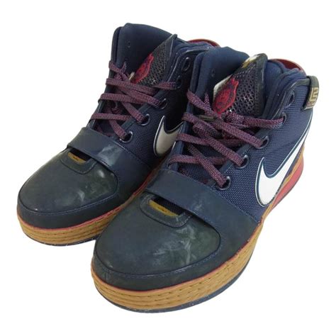 NIKE ナイキ 346526-441 ZOOM LEBRON 6 CHALK EDITION ズームレブロン 6 スニーカー ダークネイビー ...