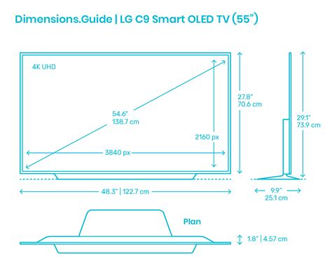 50 Vs 55 Inches TV Comparison: Sizes, Dimensions,, 42% OFF