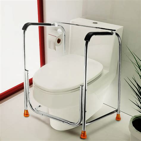 Toilet Safety Rail Frame Anti-skid Portable Bathroom Safety Handrail ...