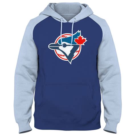 Toronto Blue Jays Cooperstown MLB Express Twill Logo Raglan Hoodie ...