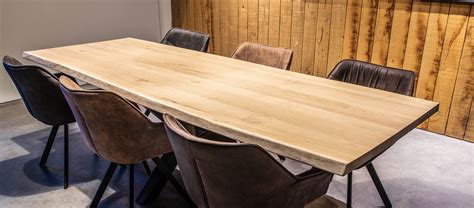 Oak dining tables | Live edge Oak tables | Unik Living - Solid Oak tables