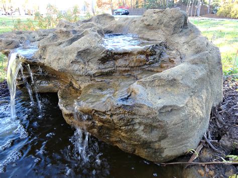 Garden Waterfalls, Backyard & Pond Rock Waterfall Designs