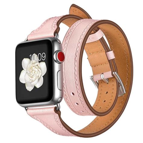 Apple Watch Hermes Skinny Leather Band - DopeWatchBands | 38mm apple ...