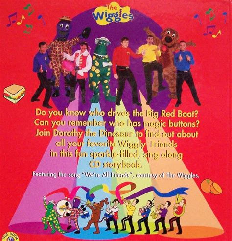 The Wiggles Wiggle and Learn We're All Friends Board Book & CD NEW ...