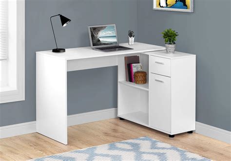 Buy Monarch Specialties Workstation with Storage Shelves and Cabinet ...