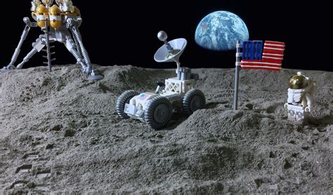 Lunar Lego Landing | Lego, Lego space, Moon landing