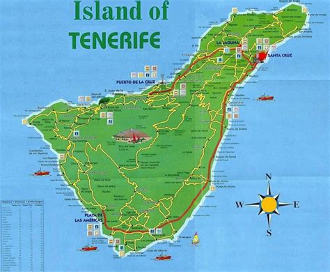 Kaarten van Tenerife | Gedetailleerde gedrukte plattegronden van ...