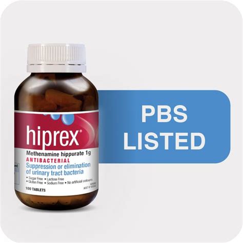 Buy Hiprex 1g Tablets 100 Online at Chemist Warehouse®