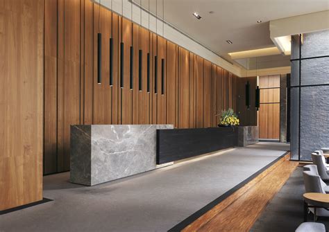 Essence | Hotel lobby design, Lobby design, Reception desk design