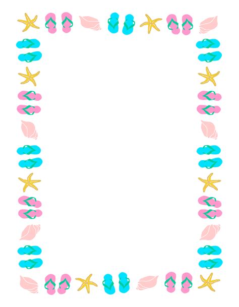 Beach Borders Clip Art Clip | Clipart Panda - Free Clipart Images