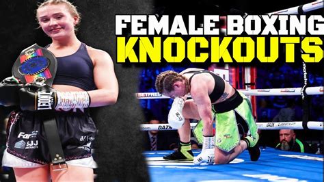 The Greatest Knockouts by Female Boxers 16 - YouTube