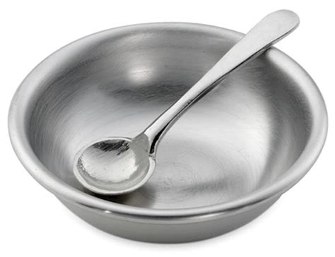 Salt Bowl & Spoon | Gibson Pewter