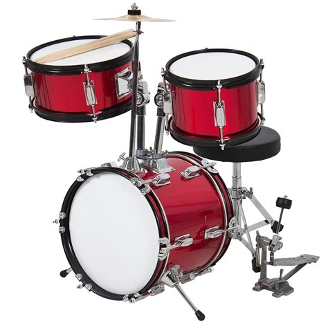 Best Choice Products 3-Piece Kids Beginner Drum Musical Instrument Set ...